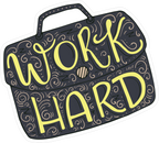 MOTIVATE STICKER Metalized Sticker