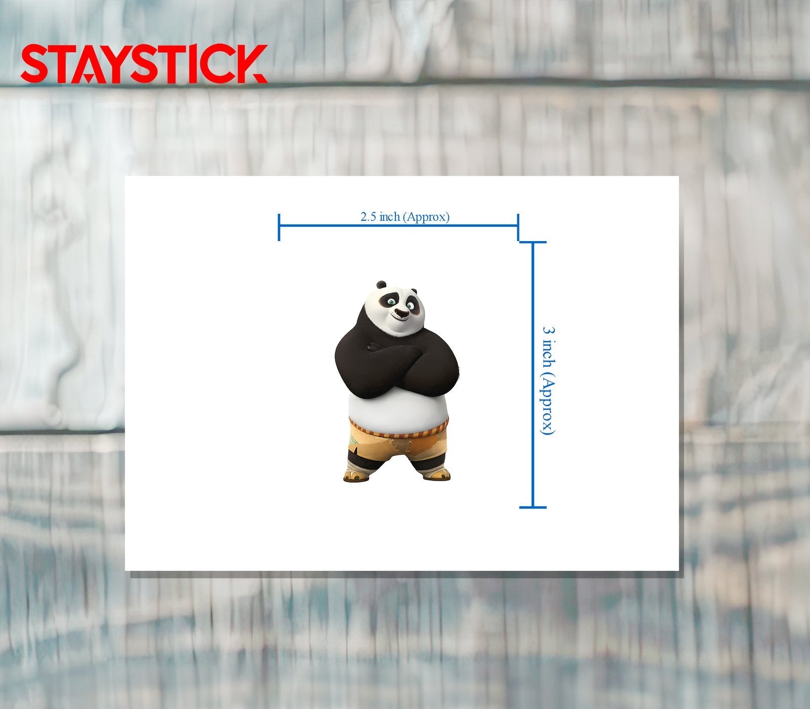 Cute Panda Sticker Premium Vinyl Sticker