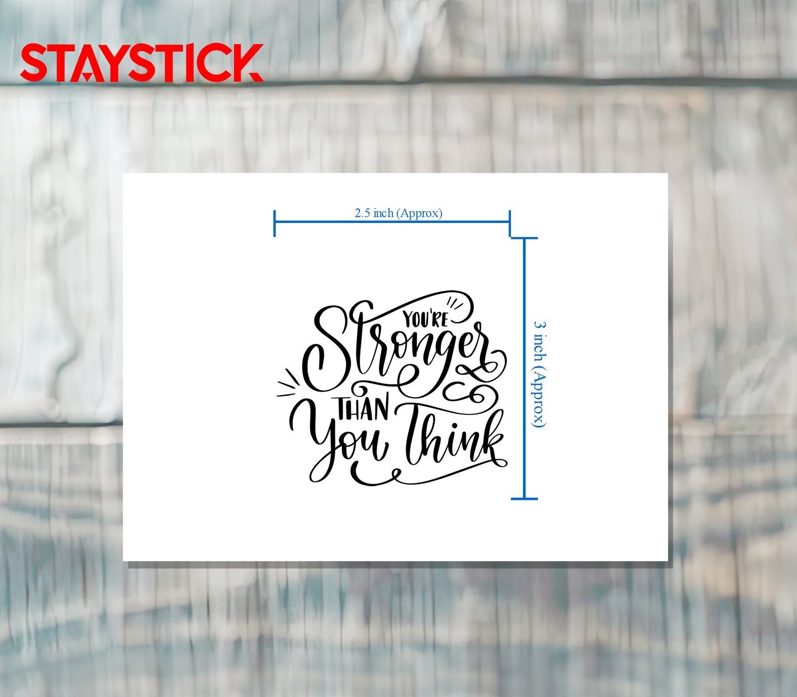 MOTIVATIONAL STICKER Premium Vinyl Sticker
