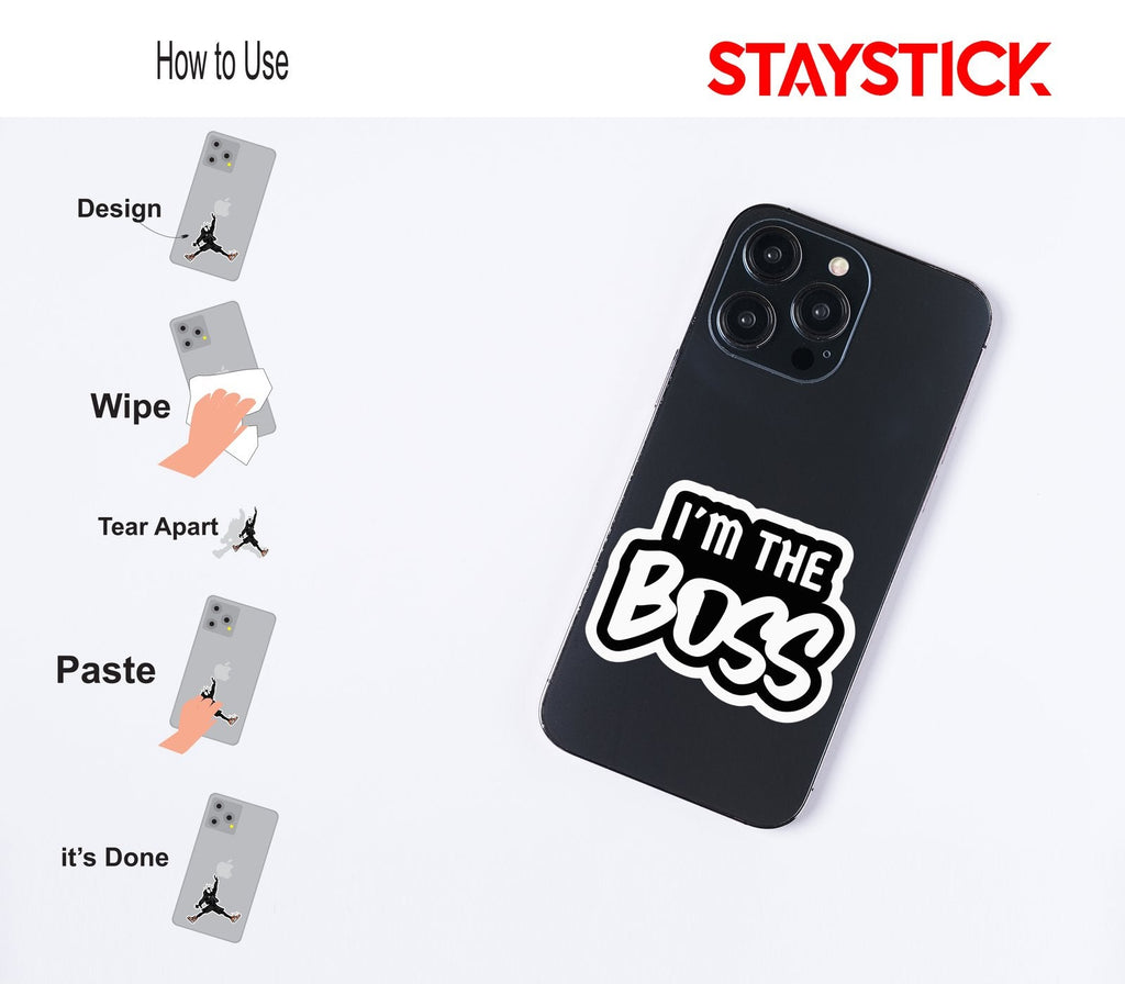 BOSS STICKER Premium Vinyl Sticker