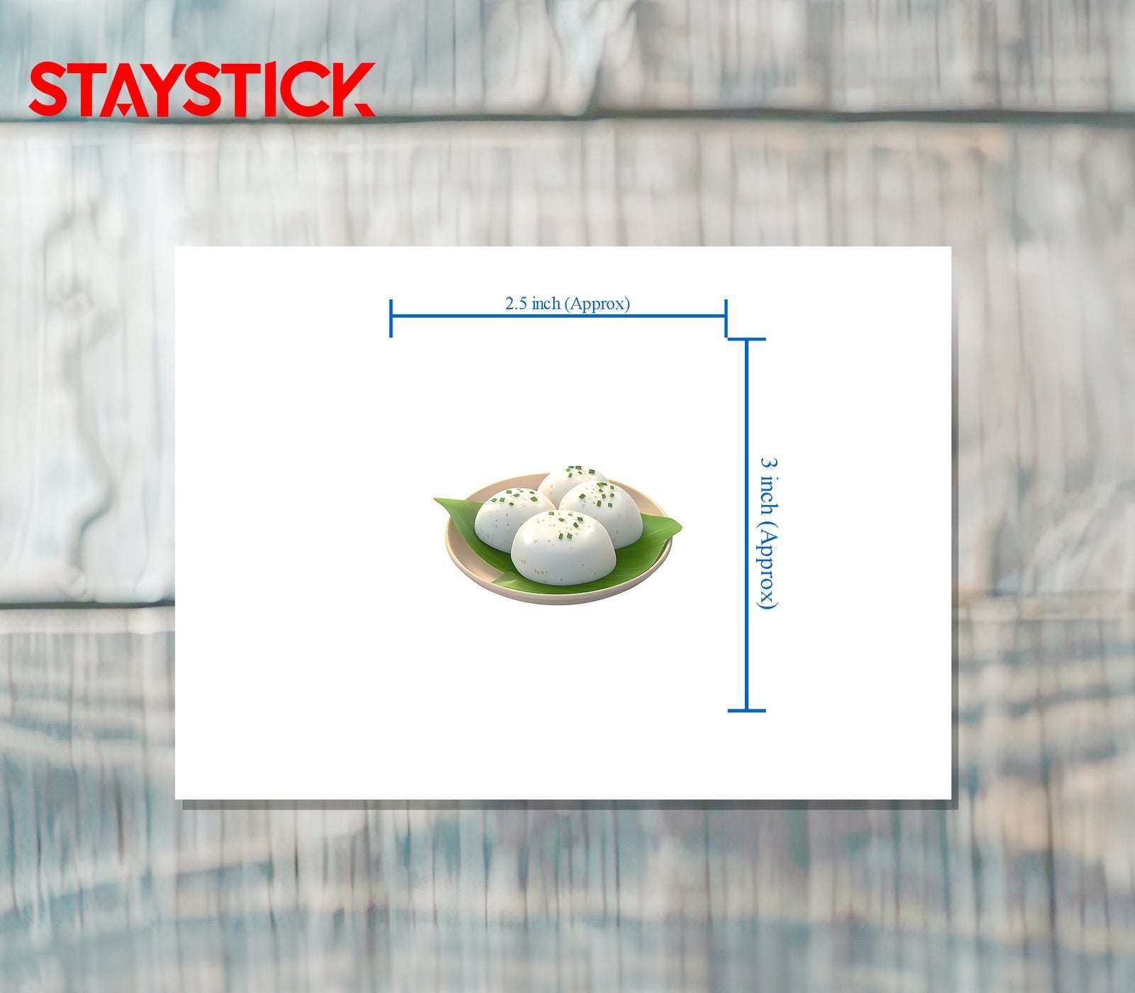 Steamy Dumpling Sticker Premium Vinyl Sticker