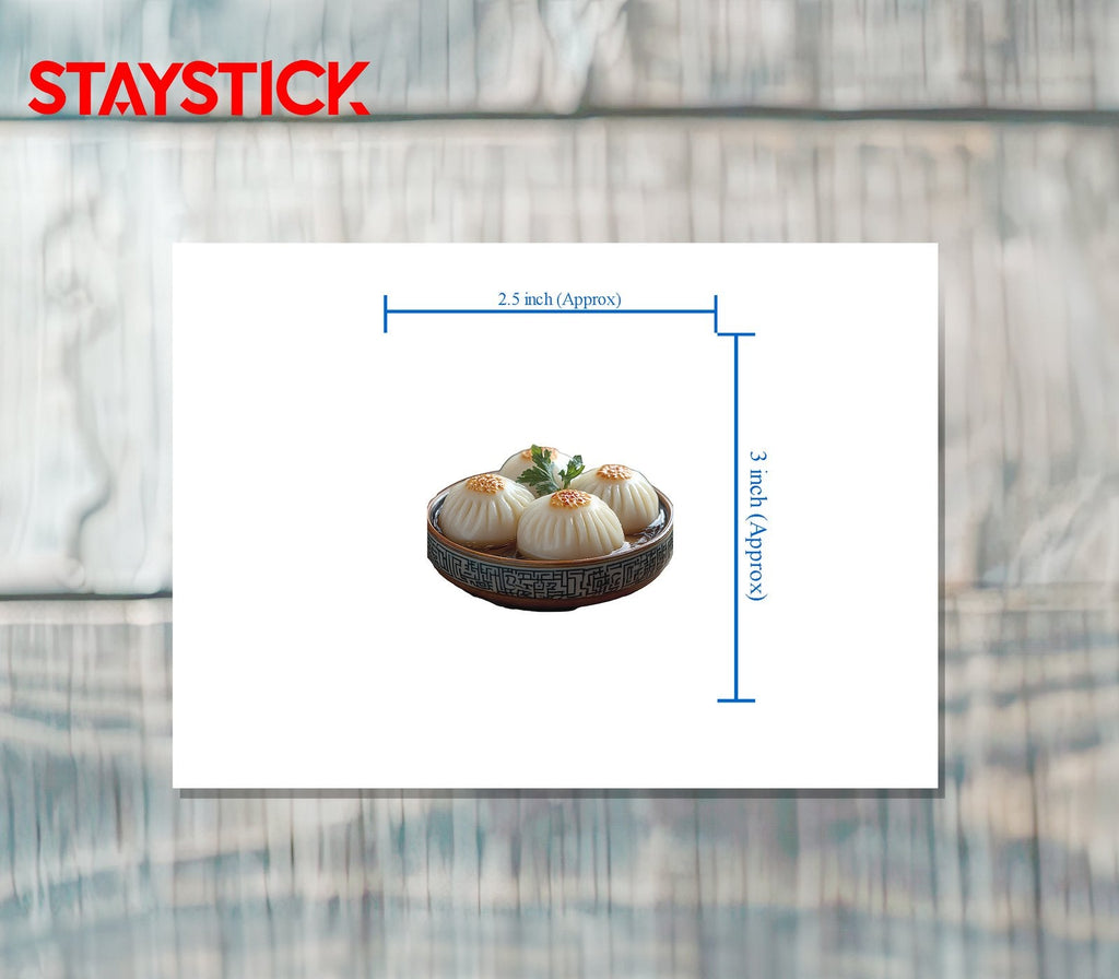 Delicious soup dumpling sticker Premium Vinyl Sticker