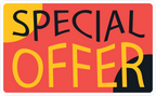 SPECIAL OFFER STICKER Premium Vinyl Sticker