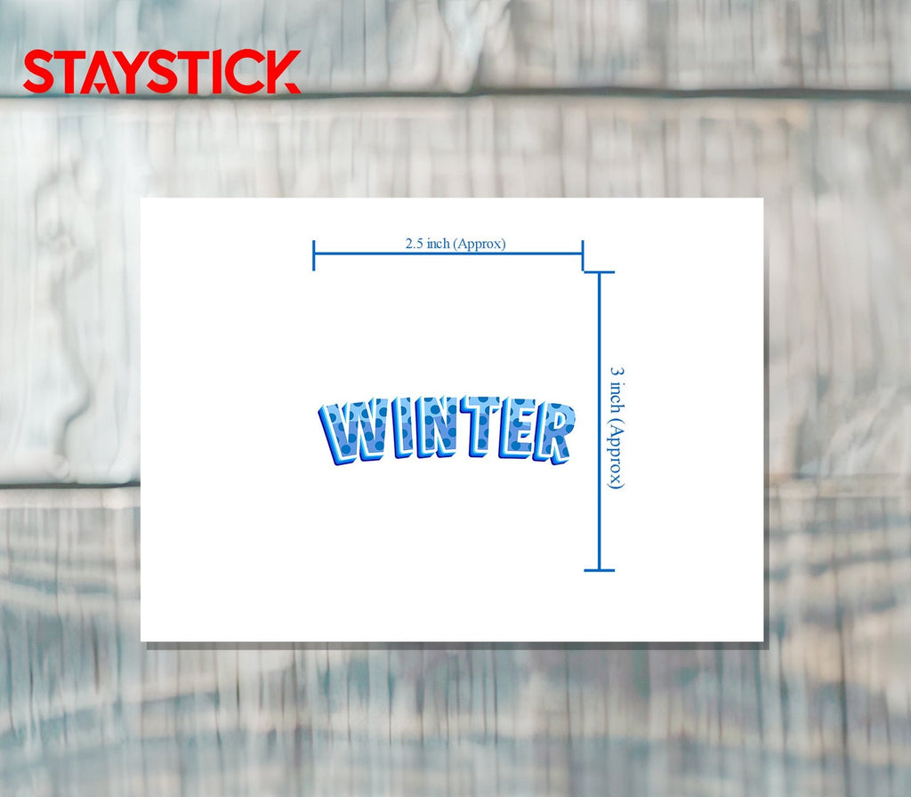 WINTER STICKER Premium Vinyl Sticker