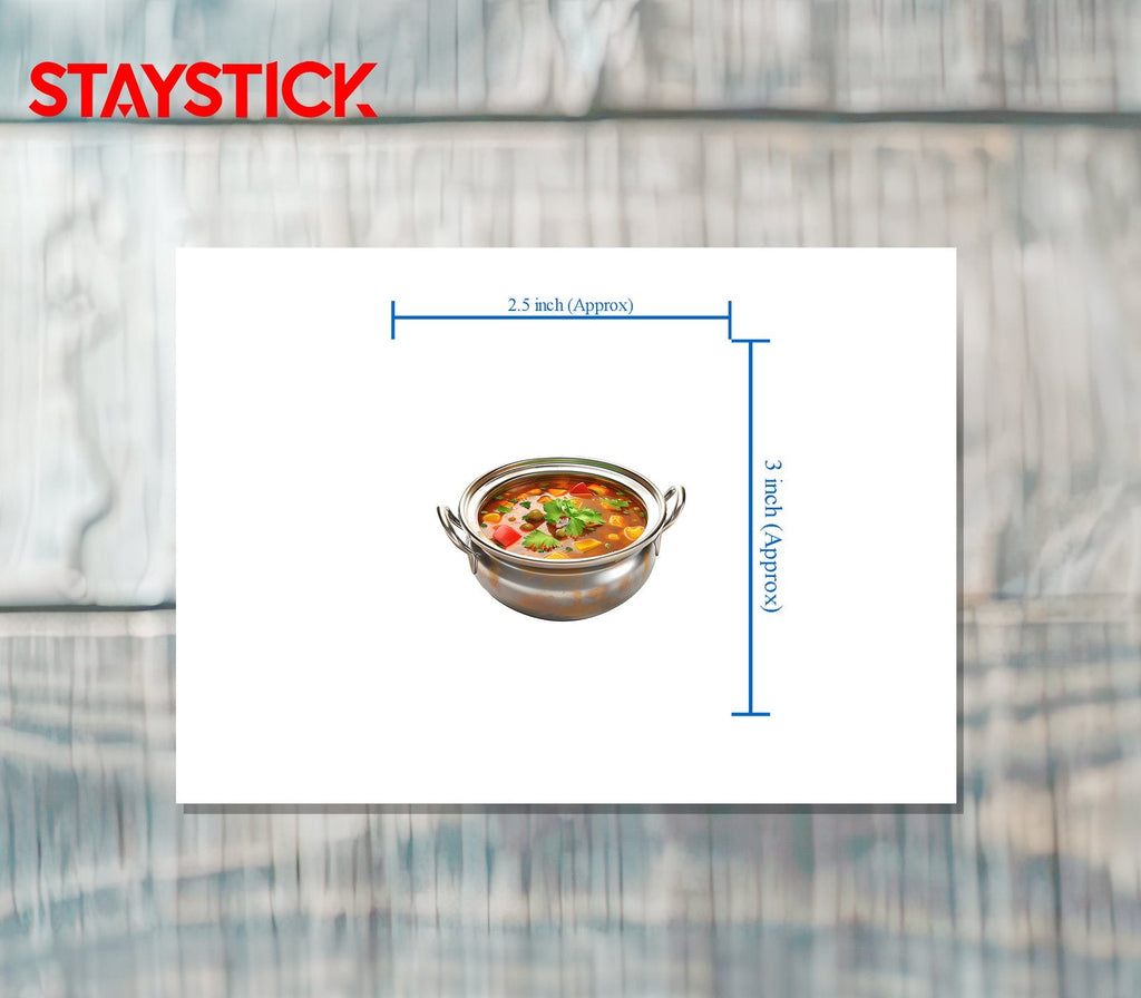 Vegetable Soup Sticker Premium Vinyl Sticker
