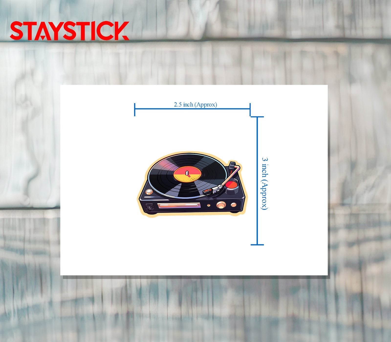 RECORDER STICKER Premium Vinyl Sticker