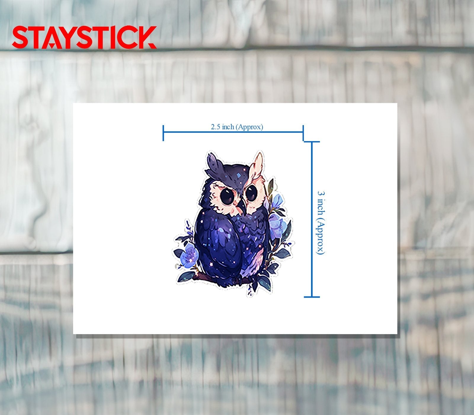 NIGHT OWL STICKER Premium Vinyl Sticker