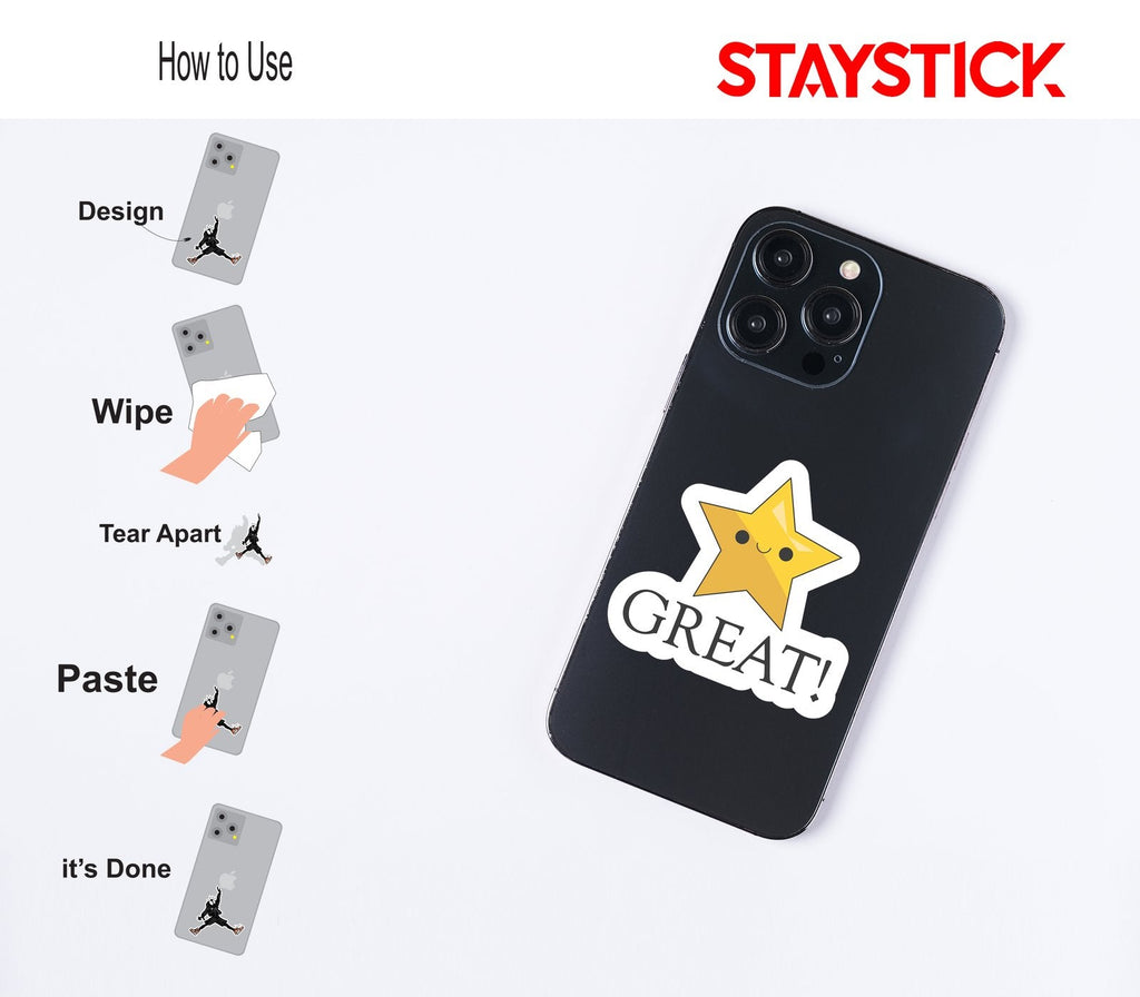 MOTIVATIONAL STICKER Metalized Sticker
