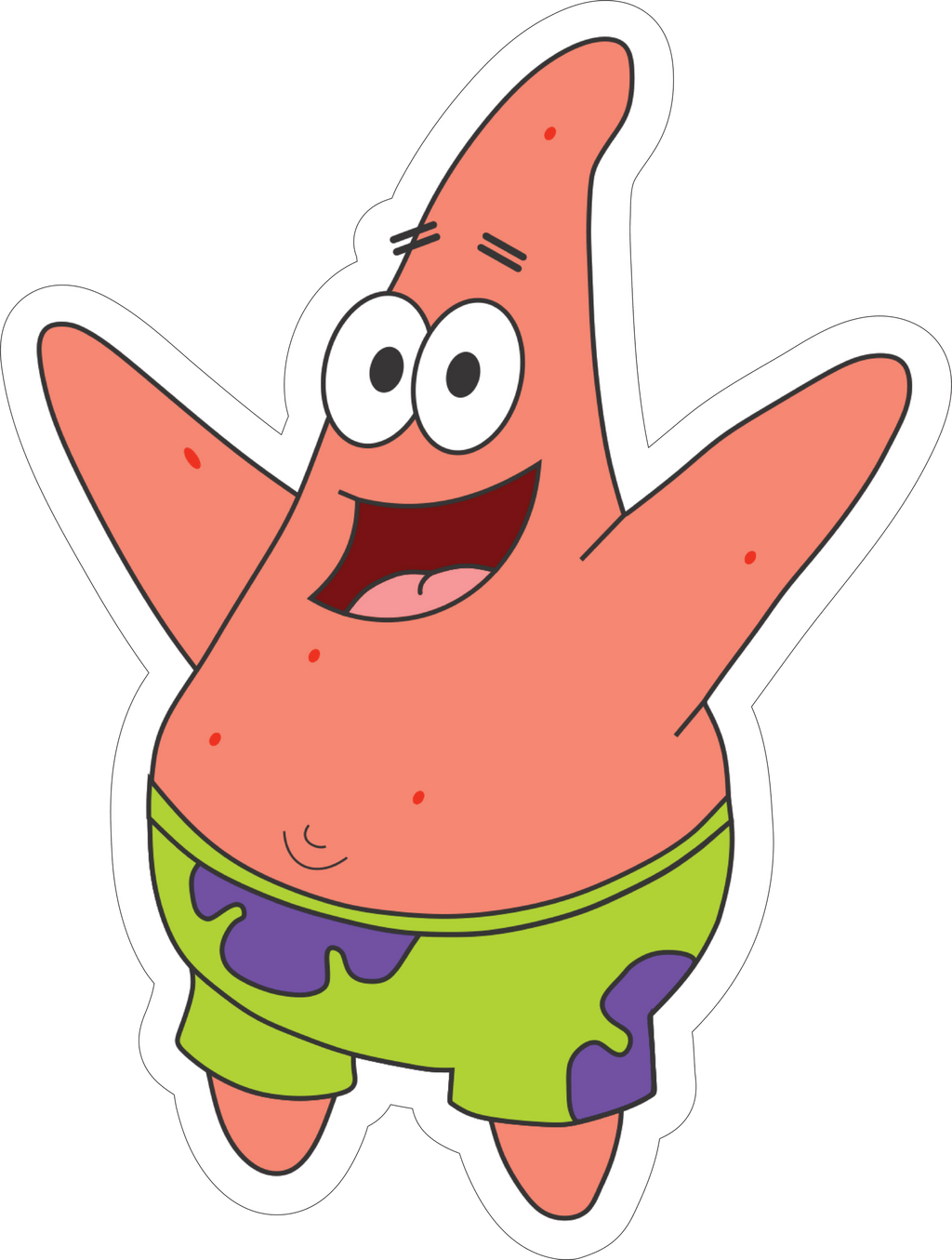 Patrick Star Sticker Premium Vinyl Sticker