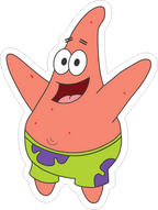 Patrick Star Sticker Premium Vinyl Sticker