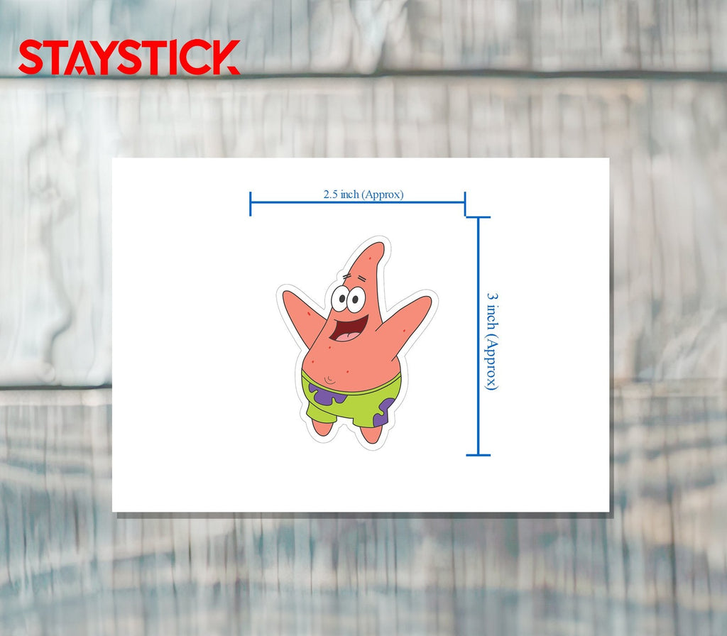 Patrick Star Sticker Premium Vinyl Sticker