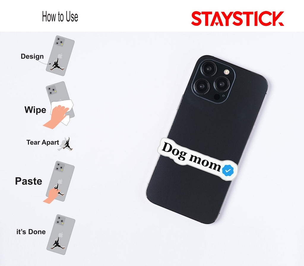 DOG MOM STICKER Premium Vinyl Sticker