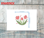 TULIP FLOWER STICKER Premium Vinyl Sticker