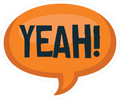 YEAH STICKER Premium Vinyl Sticker