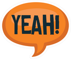 YEAH STICKER Premium Vinyl Sticker