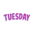 TUESDAY STICKER Premium Vinyl Sticker