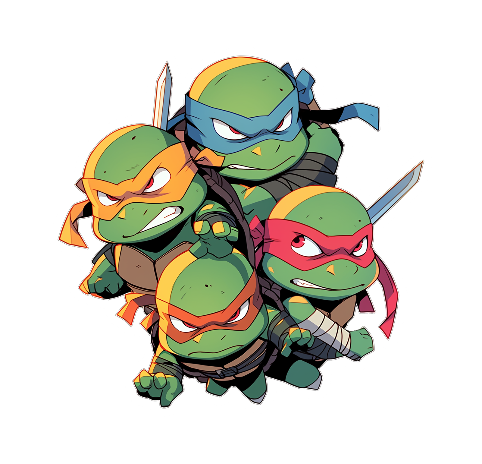CHIBI ICON STICKER Premium Vinyl Sticker
