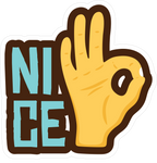 NICE STICKER Premium Vinyl Sticker