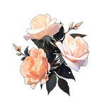 ROSES STICKER Premium Vinyl Sticker