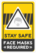 FACE MASK STICKER Safety Sticker