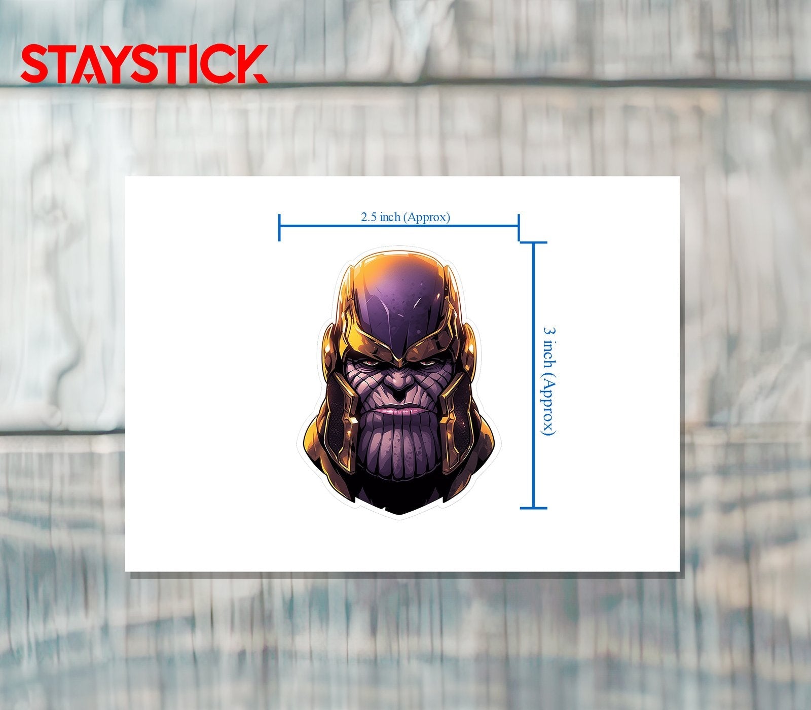THANOS STICKER Premium Vinyl Sticker