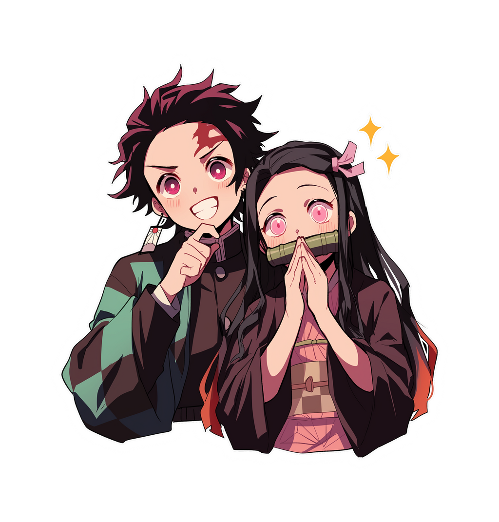 CHIBI KIMONO STICKER Premium Vinyl Sticker