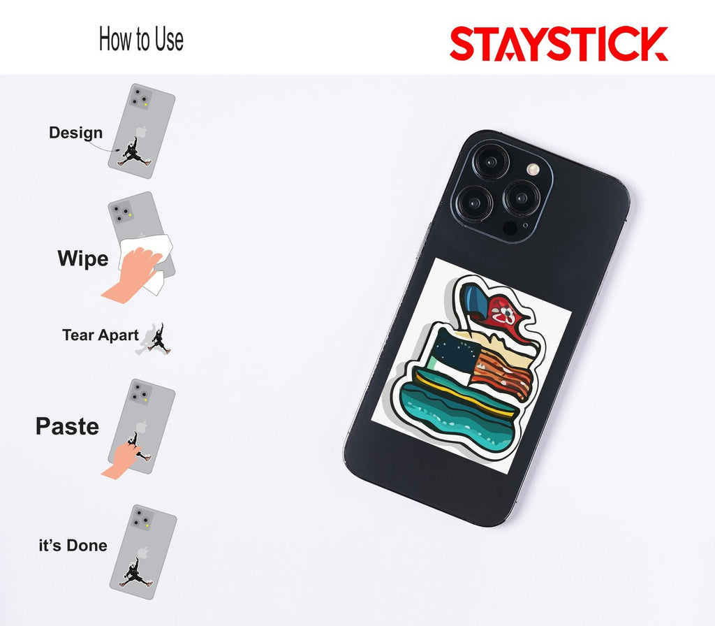 MAP STICKER Premium Vinyl Sticker