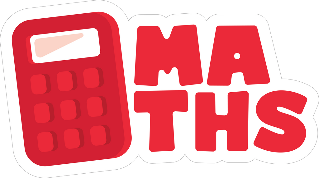 MATHS STICKER Premium Vinyl Sticker