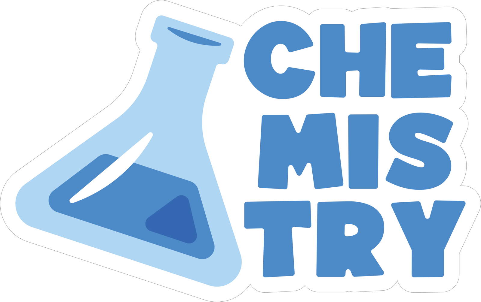 CHEMISTRY STICKER Premium Vinyl Sticker