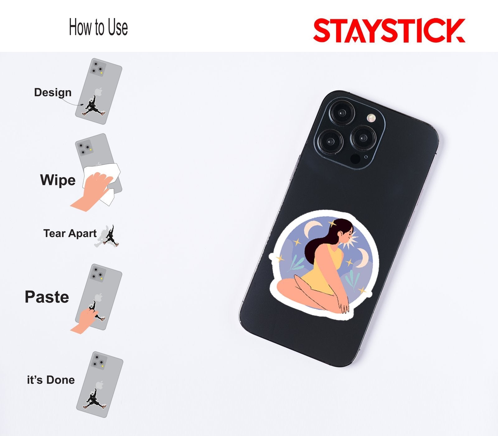 CARTOON STICKER Metalized Sticker