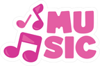 MUSIC STICKER Premium Vinyl Sticker
