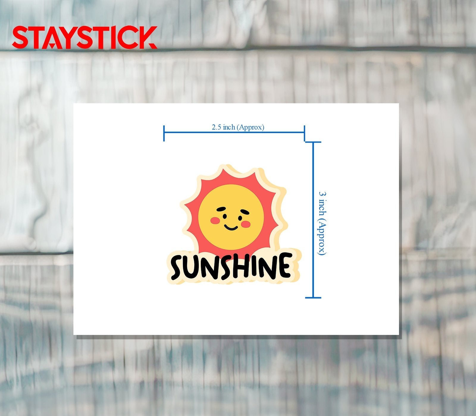 SUNSHINE STICKER Premium Vinyl Sticker