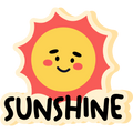 SUNSHINE STICKER Premium Vinyl Sticker