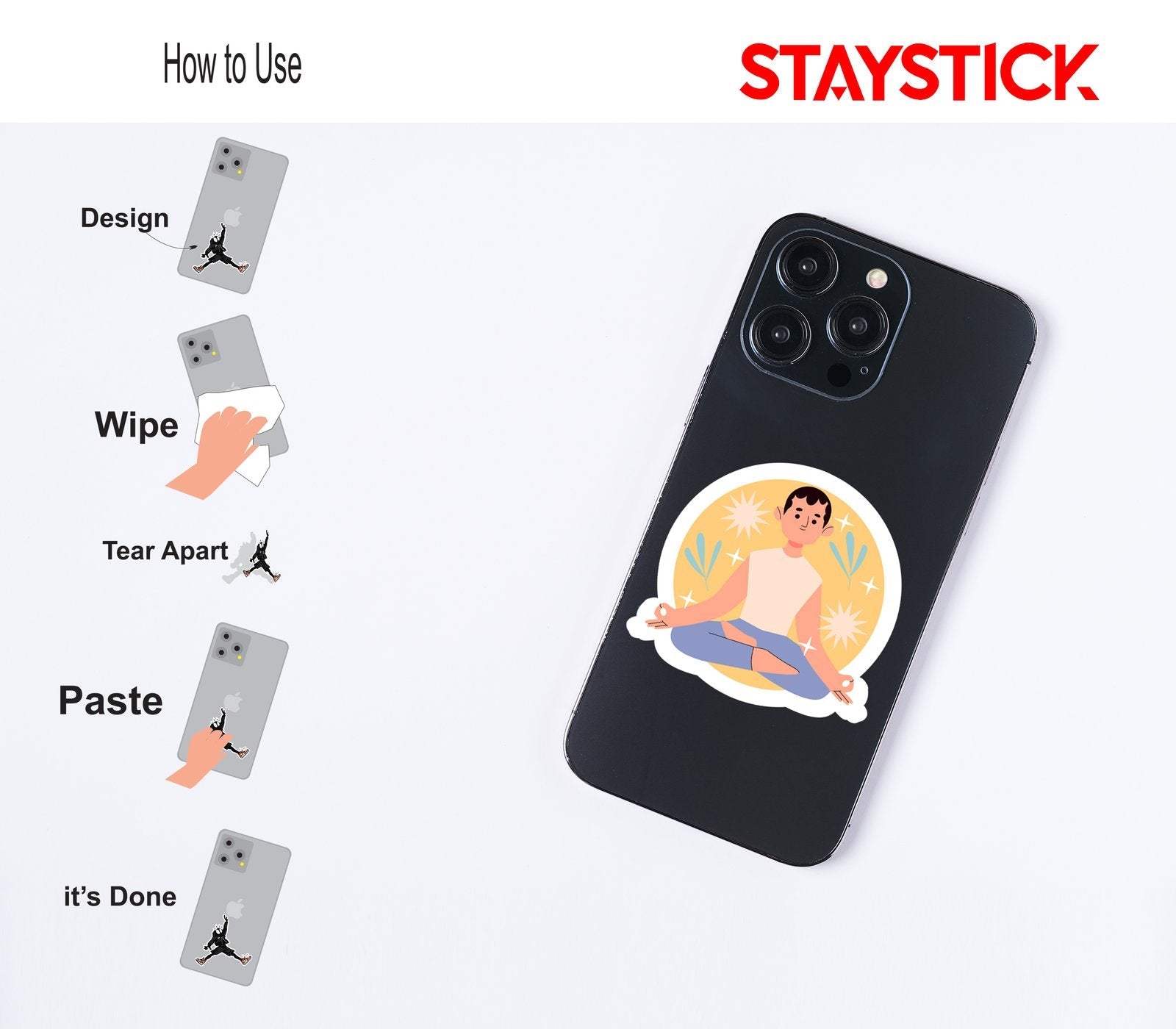 CARTOON STICKER Metalized Sticker