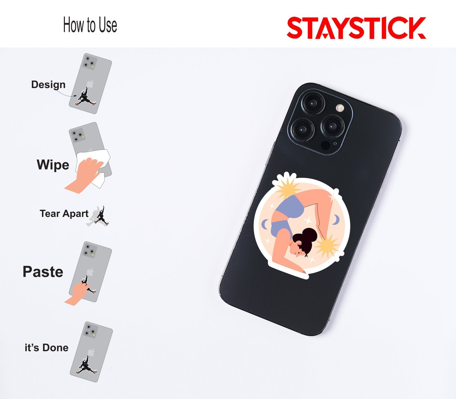 CARTOON STICKER Metalized Sticker