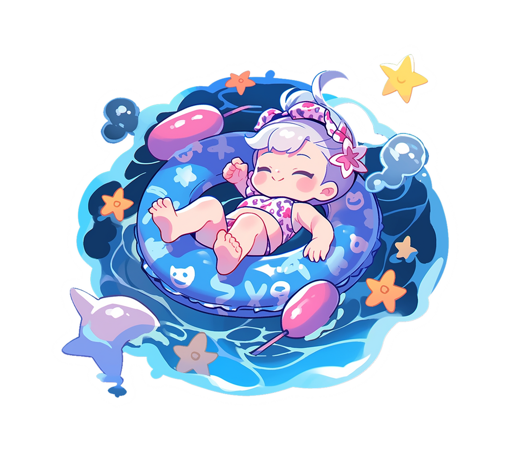 CUTE BABY STICKER Premium Vinyl Sticker
