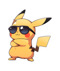 STYLING PIKACHU STICKER Premium Vinyl Sticker