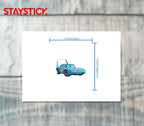 The King Dinoco 43 Sticker Premium Vinyl Sticker