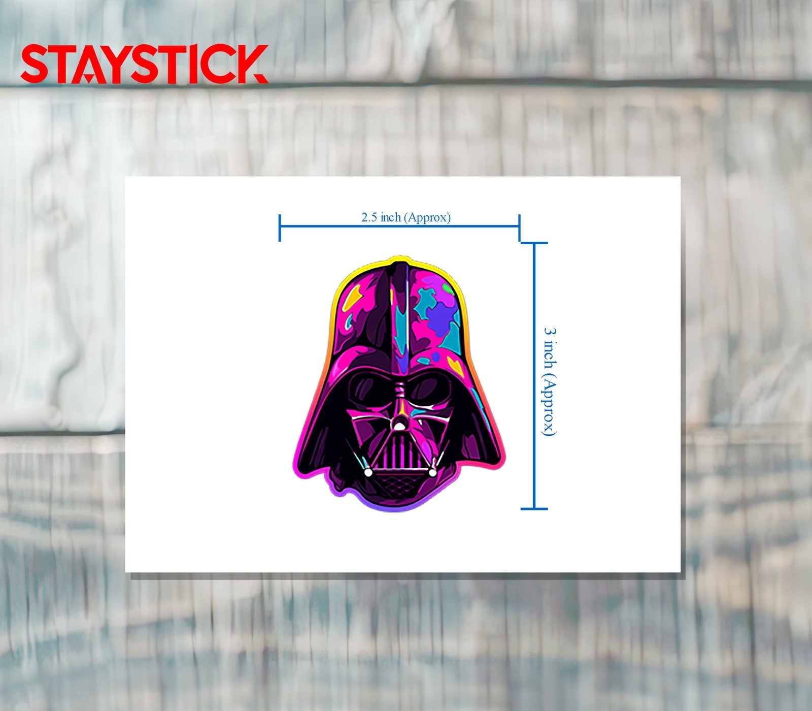 DARK FACE STICKER Premium Vinyl Sticker
