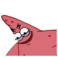 Skeptical Patrick Meme Sticker Premium Vinyl Sticker