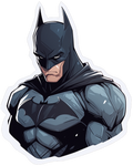 BAT MEN STICKER Premium Vinyl Sticker