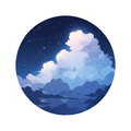 SKY BADGE STICKER Premium Vinyl Sticker