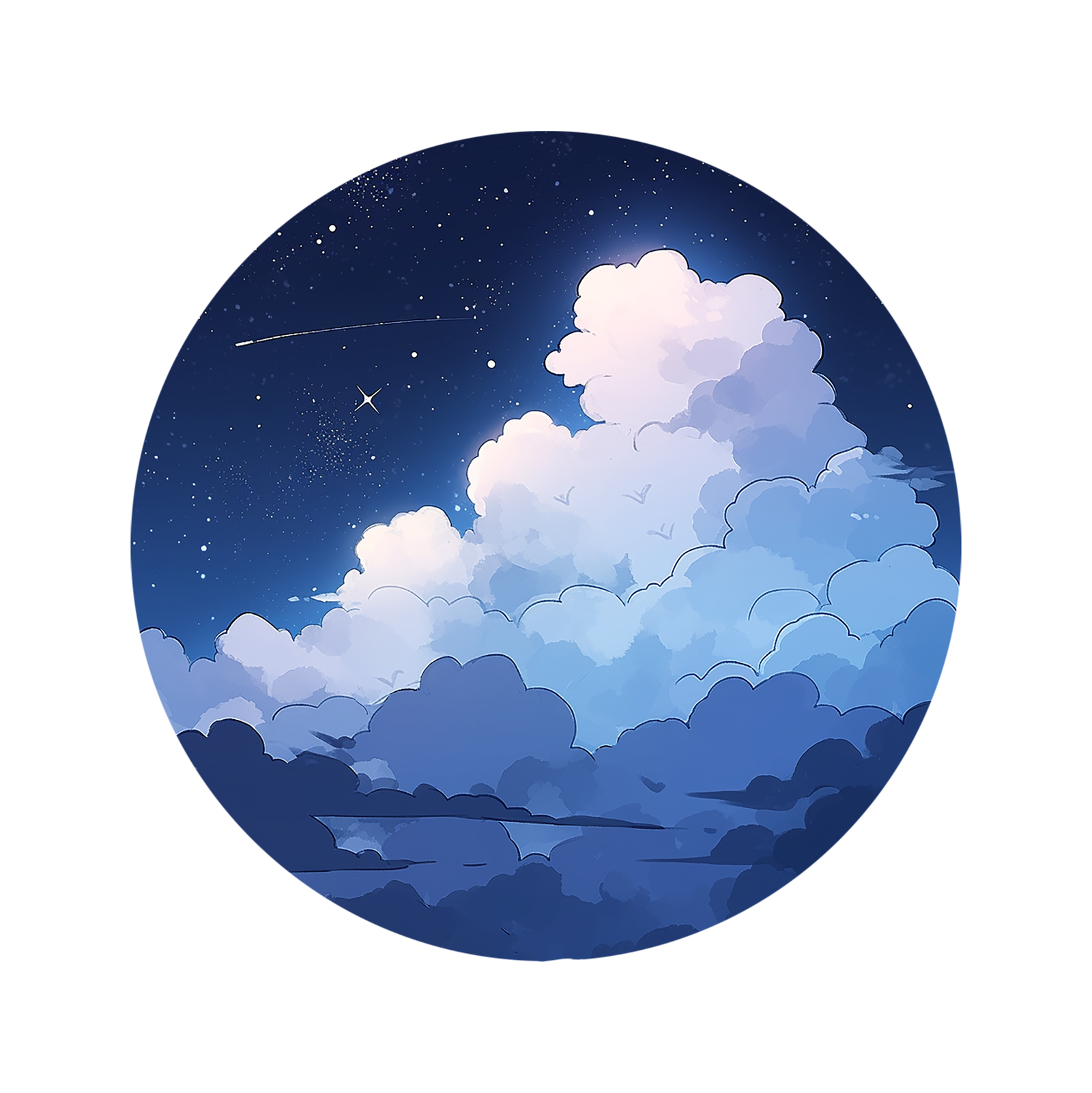 SKY BADGE STICKER Premium Vinyl Sticker