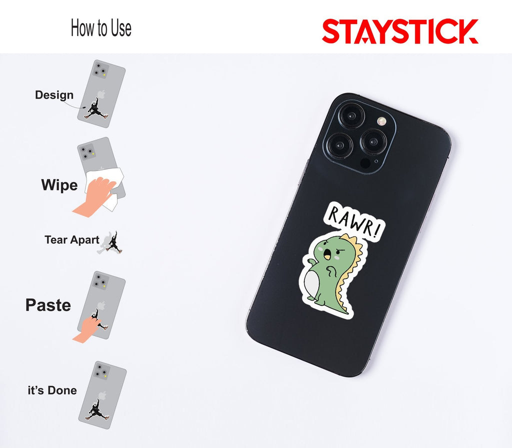 CARTOON STICKER Metalized Sticker