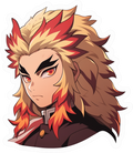 ANIME WARRIOR STICKER Premium Vinyl Sticker