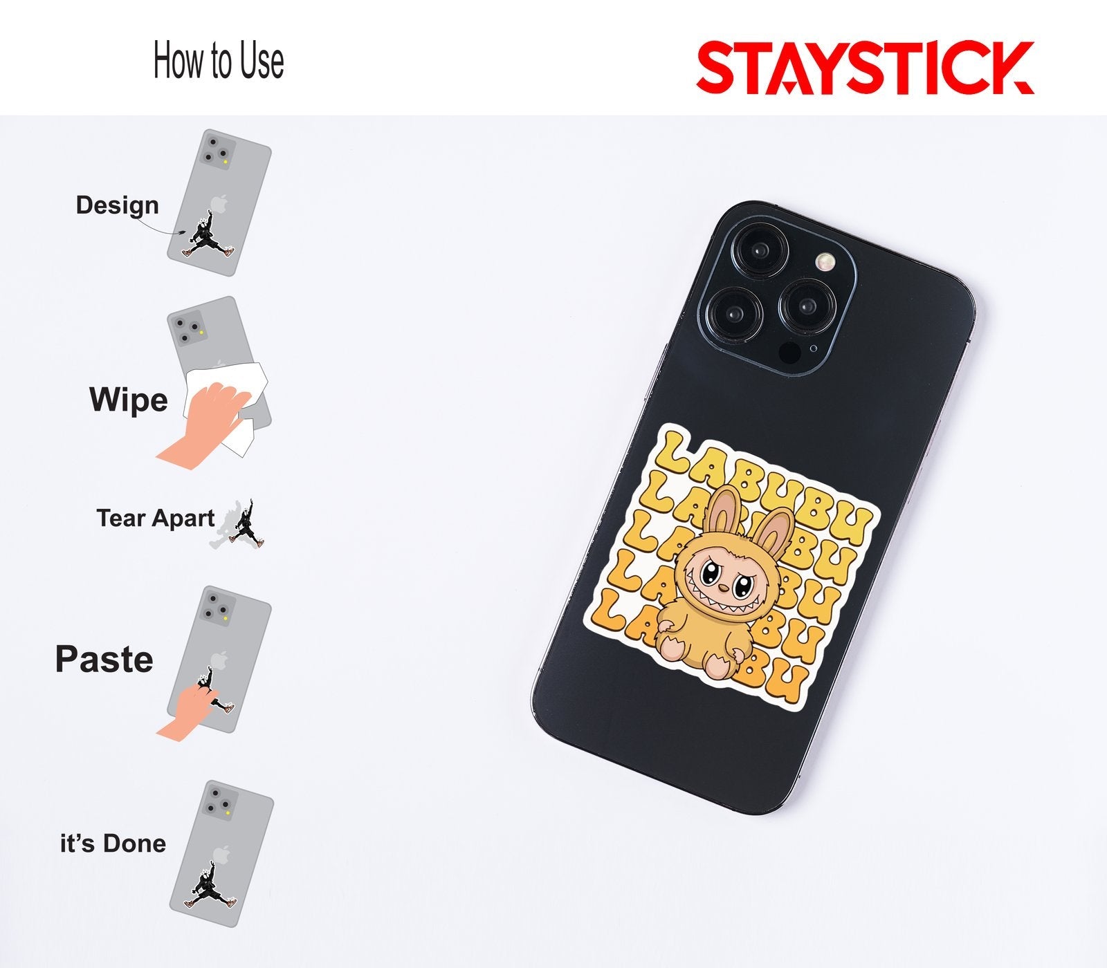 CARTOON STICKER Metalized Sticker