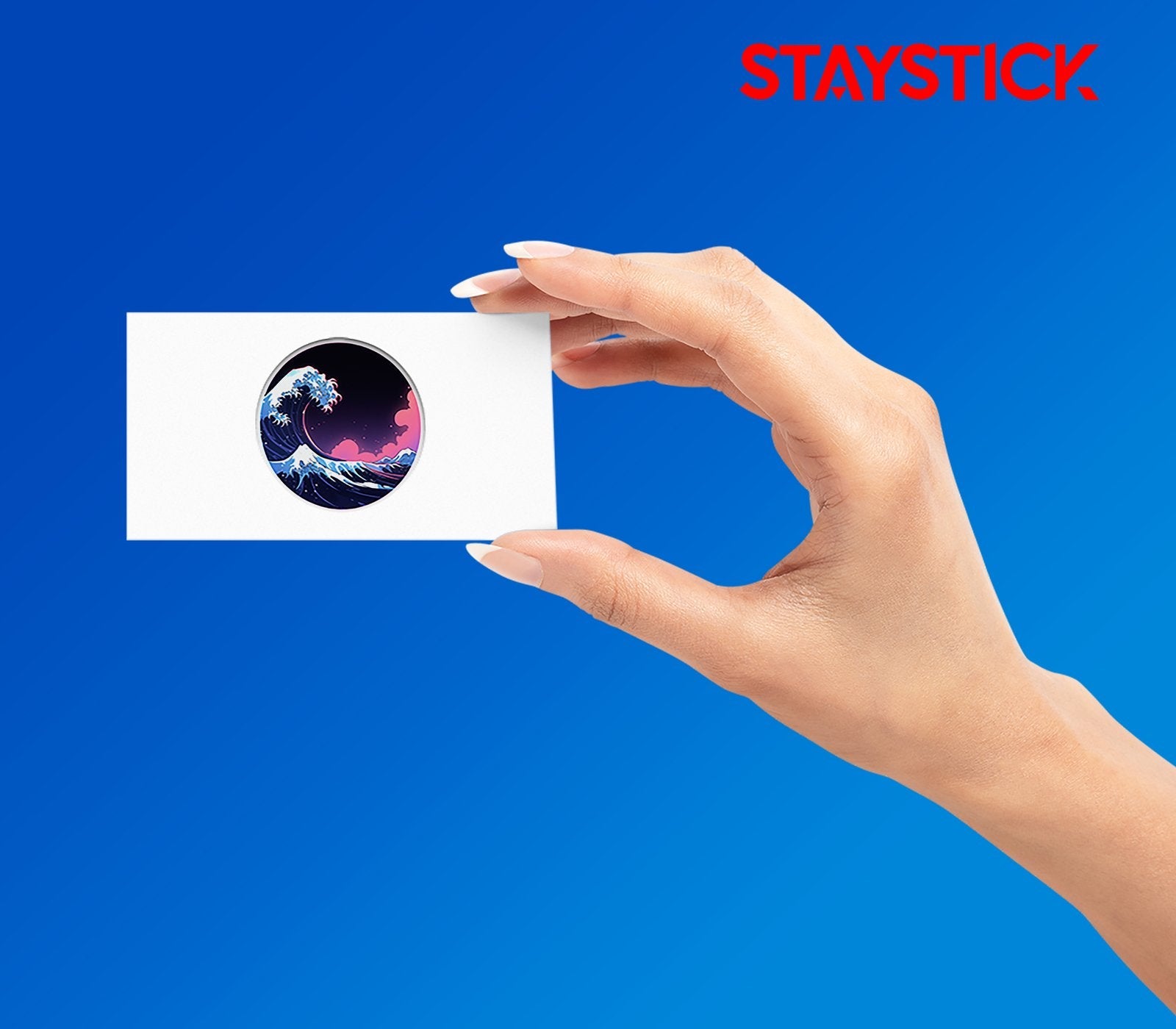 WAVE STICKER Premium Vinyl Sticker