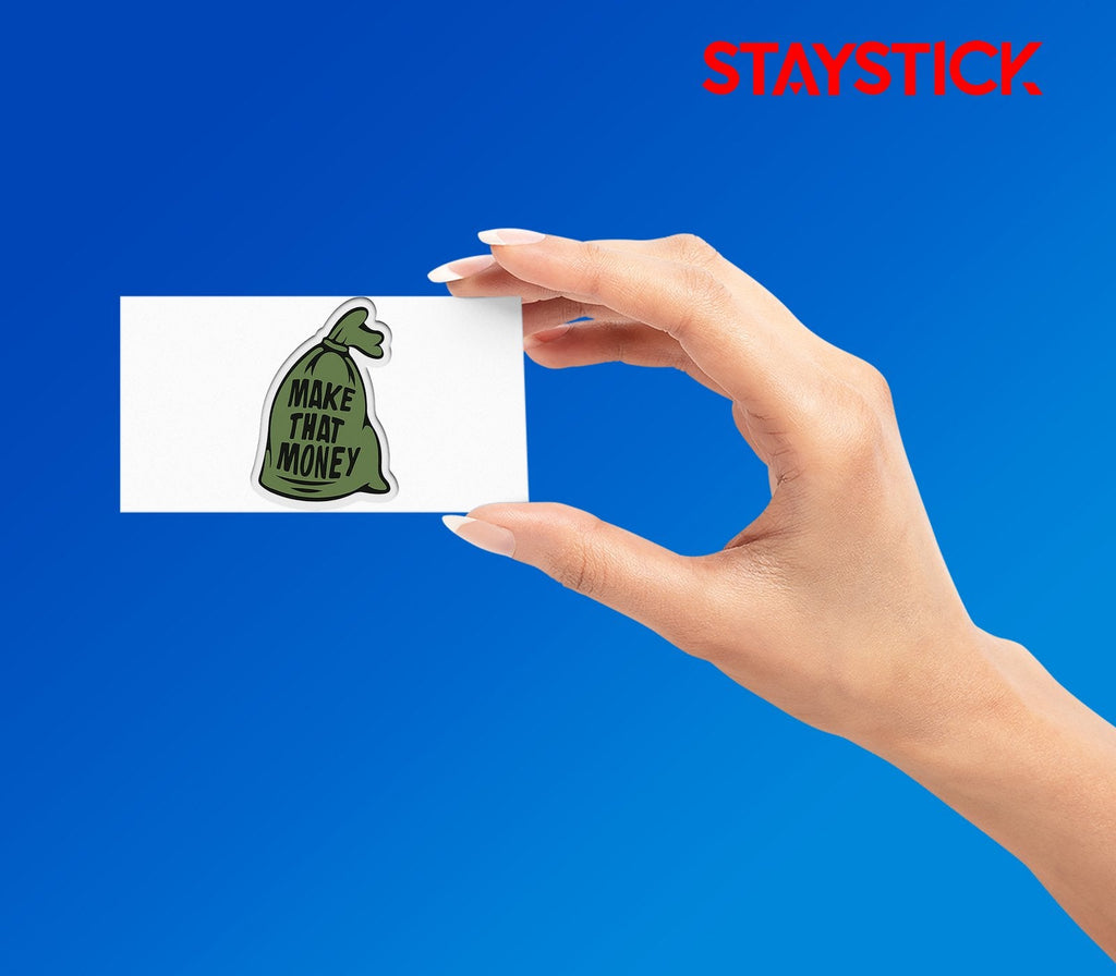 MONEY BAG STICKER Premium Vinyl Sticker