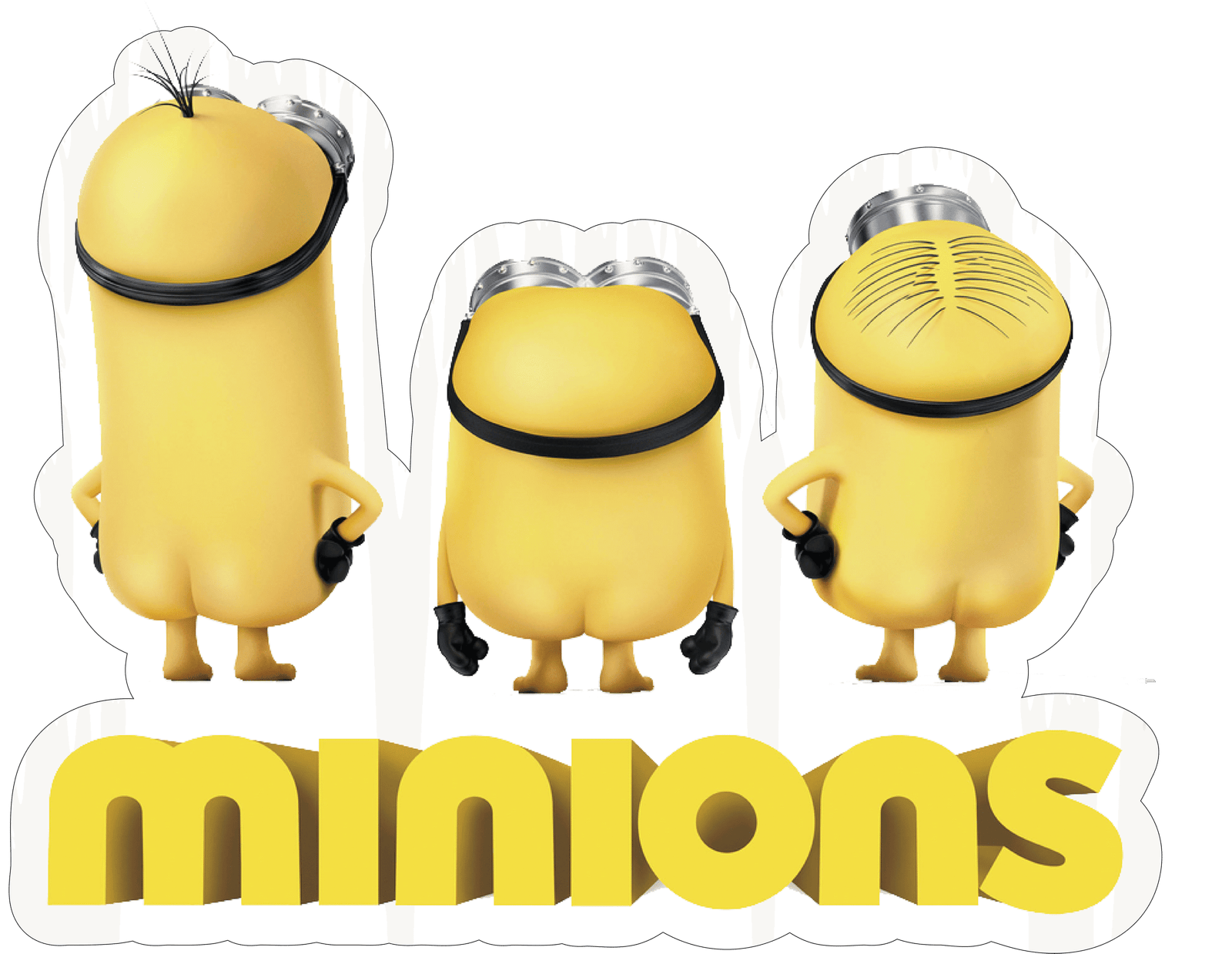Minions Group Sticker Premium Vinyl Sticker