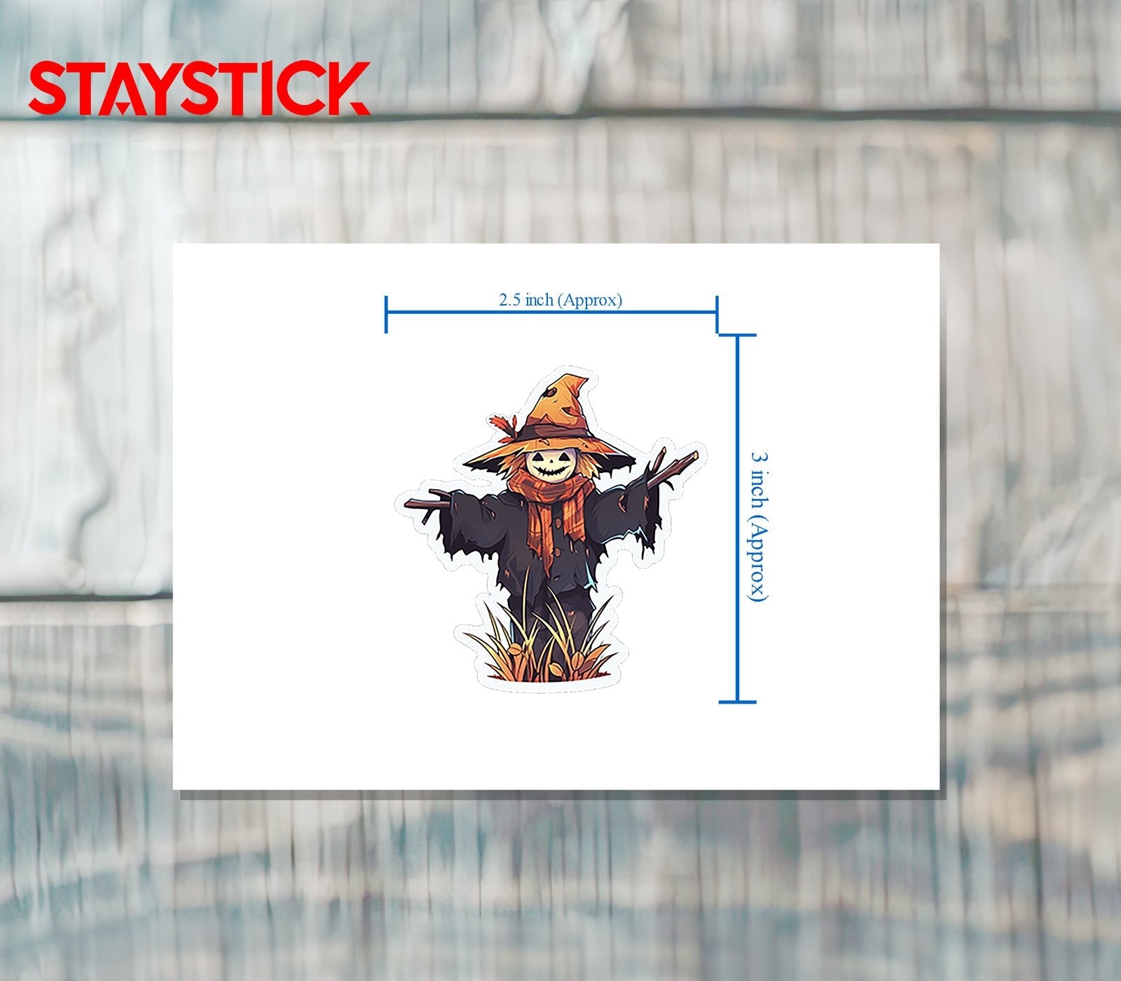 SCARECROW STICKER Premium Vinyl Sticker